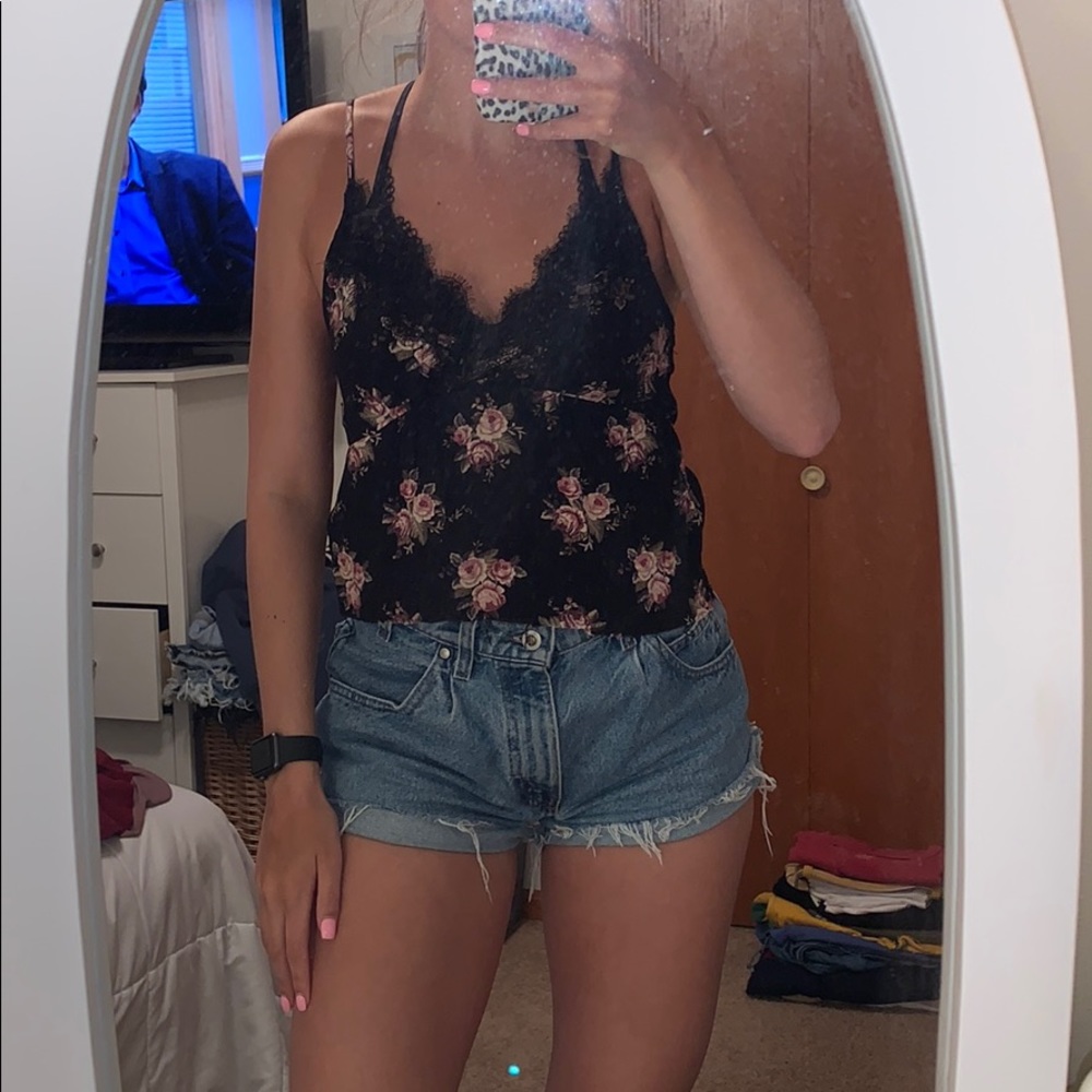 american eagle tank top cropped